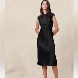 Banana Republic Black Midi Dress
